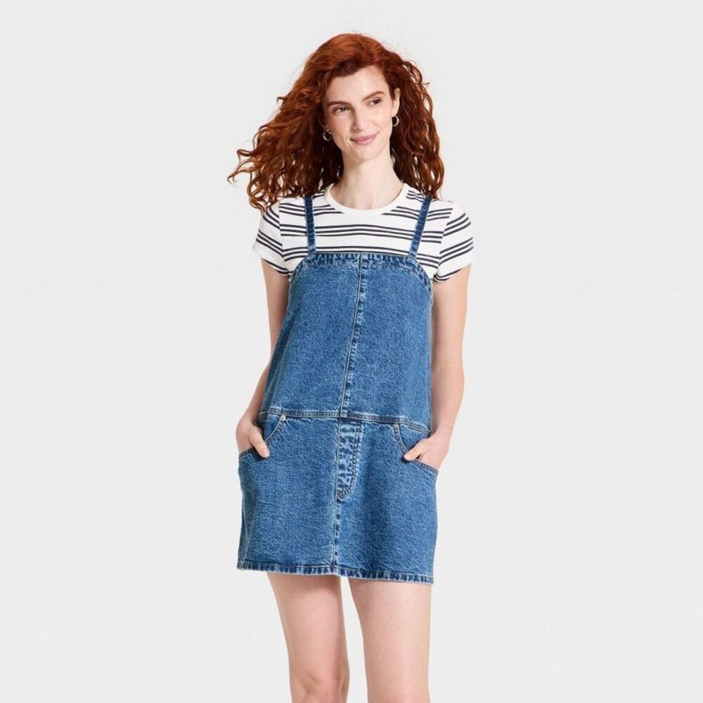Universal Thread - Women's Tank Mini Denim Dress - Universal Thread M Denim